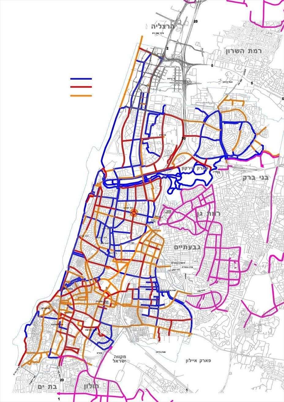 פרוייקט האופניים העירוני בתל אביב יפו