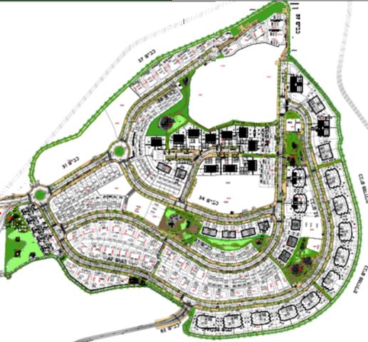 3.	פיתוח נופי לתב"ע 400 יח"ד – תכנון מפורט