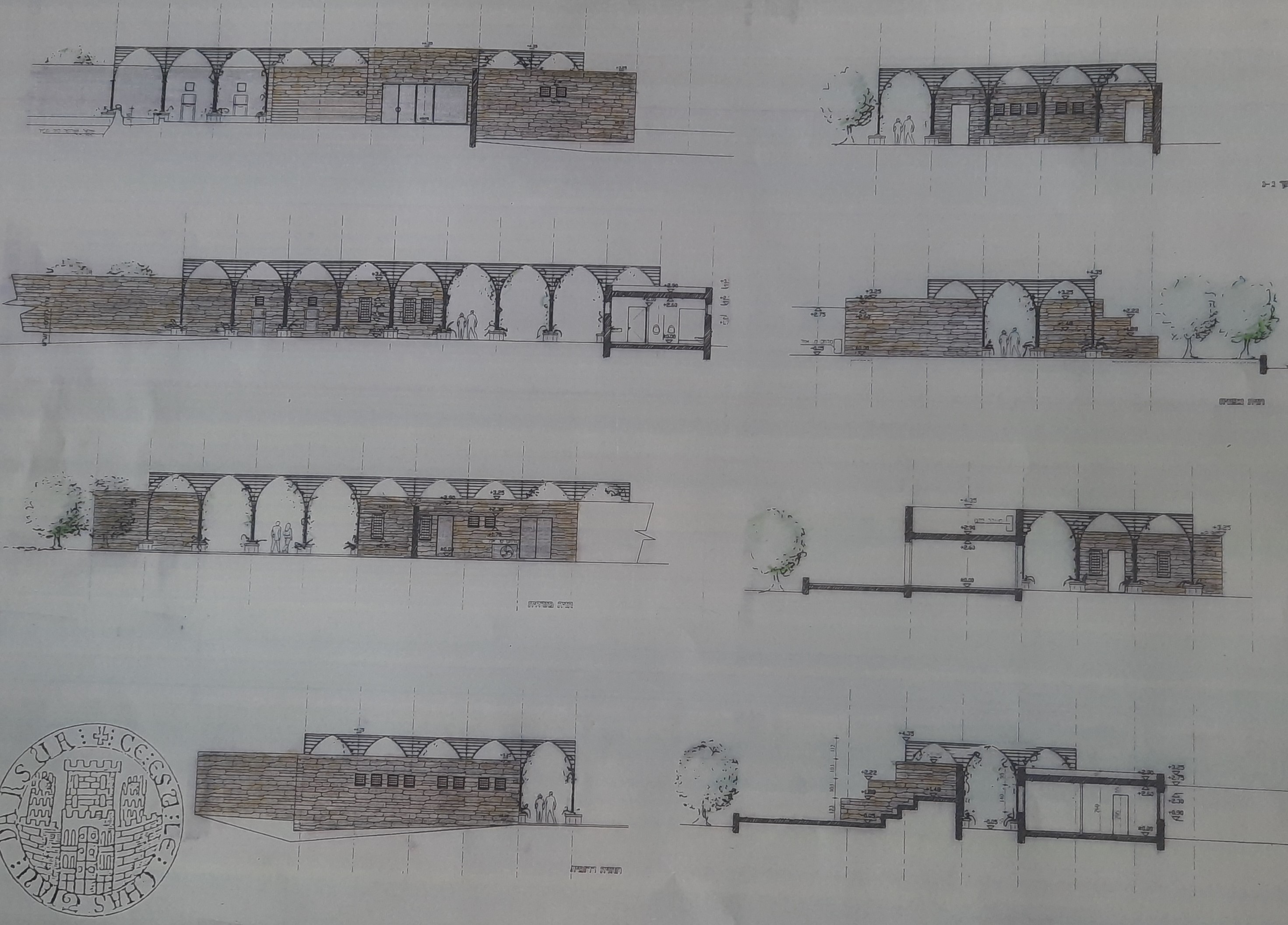 גן לאומי אפולוניה – מערך כניסה