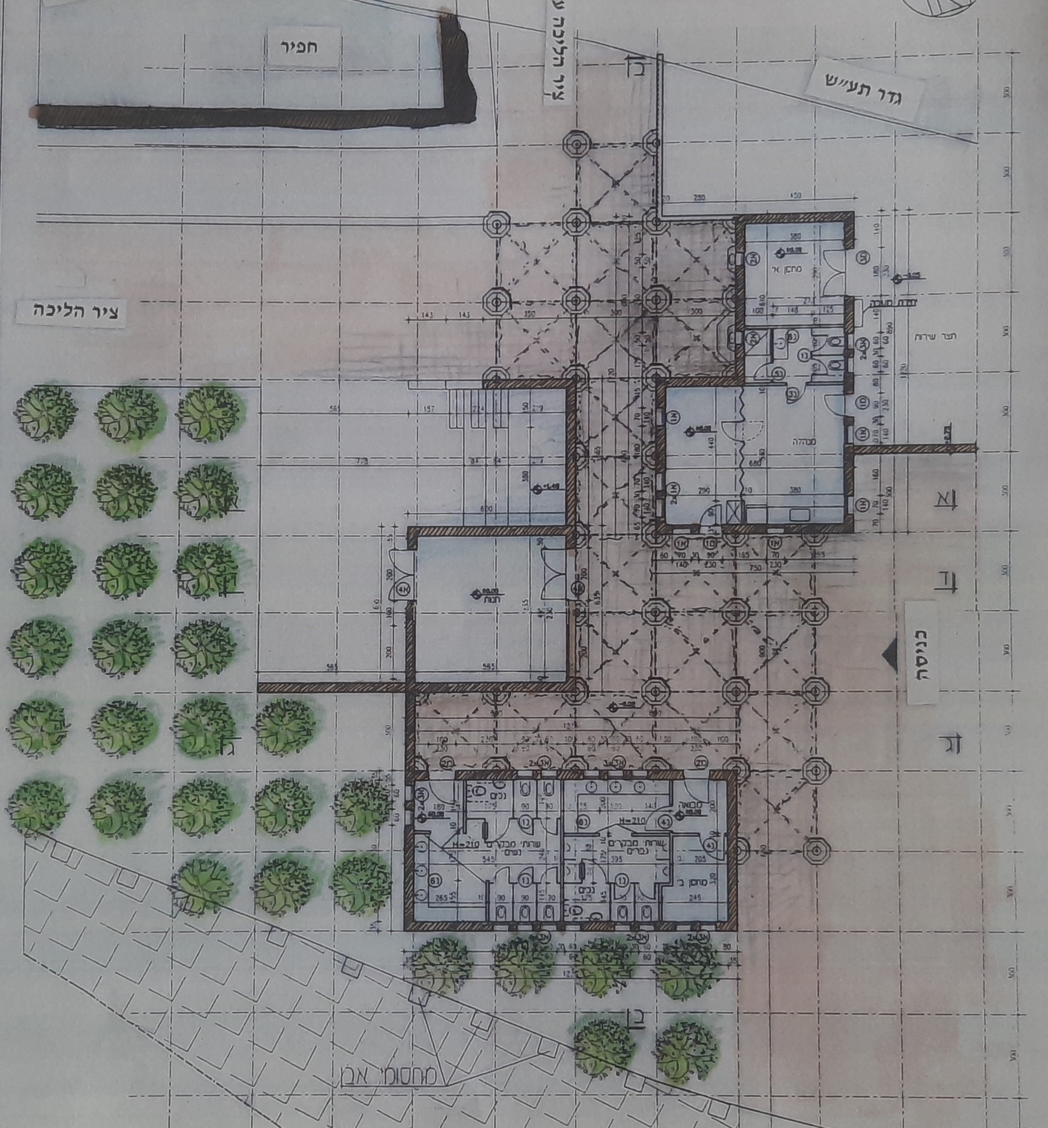 גן לאומי אפולוניה – מערך כניסה