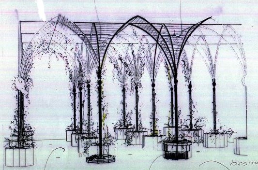 גן לאומי אפולוניה – מערך כניסה