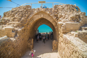 גן לאומי אפולוניה – מערך כניסה