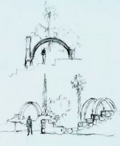 ירוחם – פינות ישיבה בהשראת אדריכלות נבטית