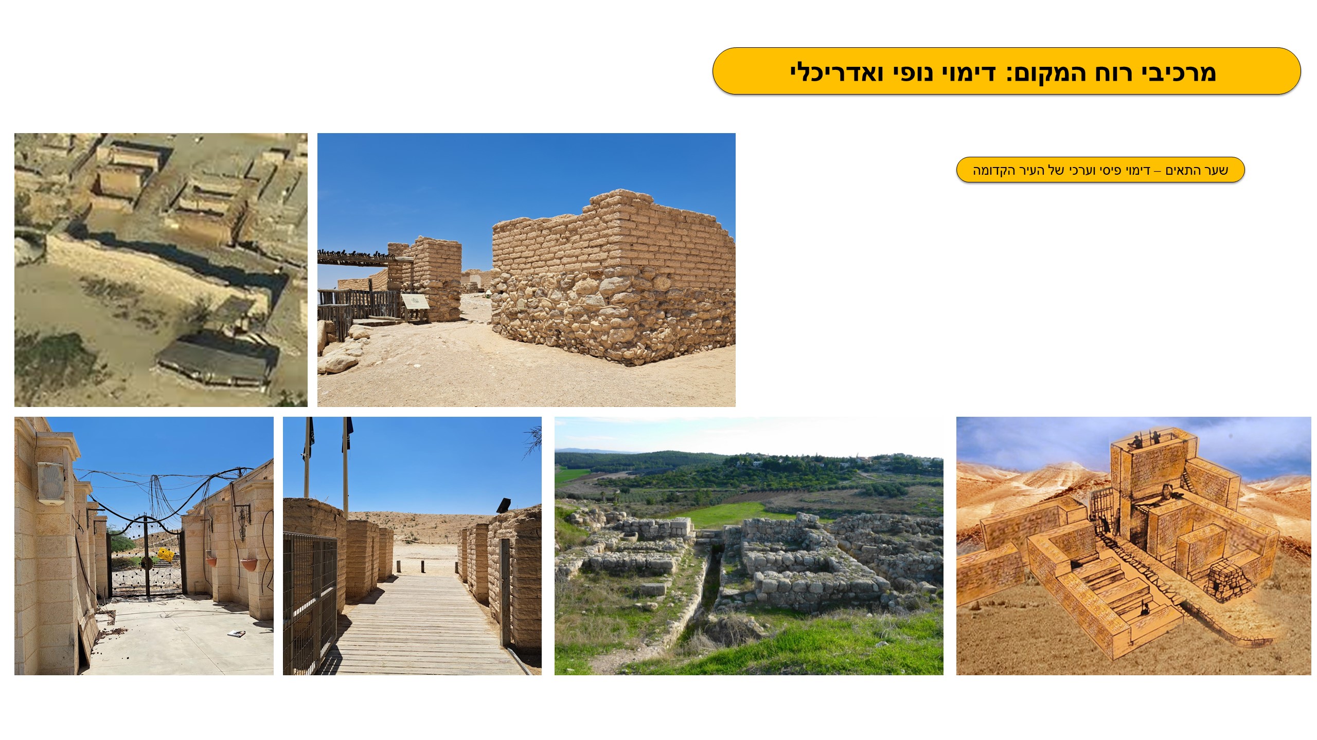 גן לאומי תל באר שבע - פיתוח מבואה חדשה