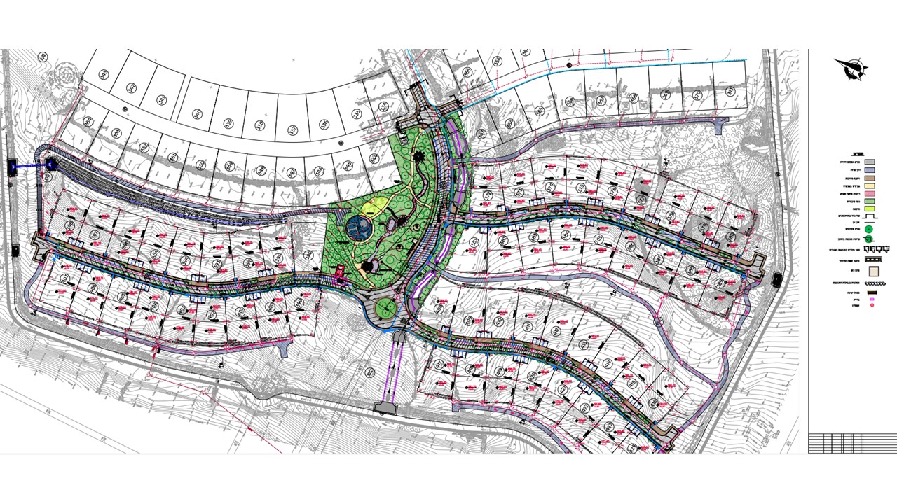 קלע אלון - תכנון נופי מפורט להרחבת הישוב – 52 מגרשי מגורים