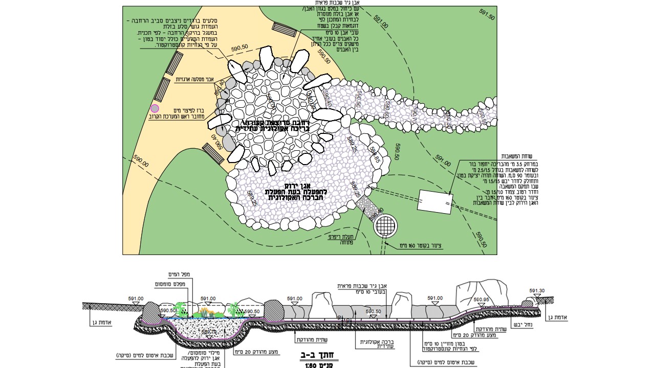 קלע אלון - תכנון נופי מפורט להרחבת הישוב – 52 מגרשי מגורים